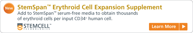 Learn more: StemSpan™ Erythroid Cell Expansion Supplement